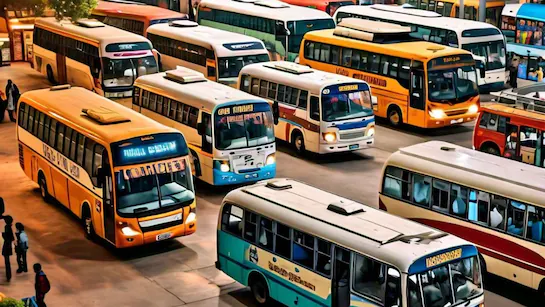 राजस्थान में हड़ताल के चलते 30 हजार निजी बसों का संचालन ठप