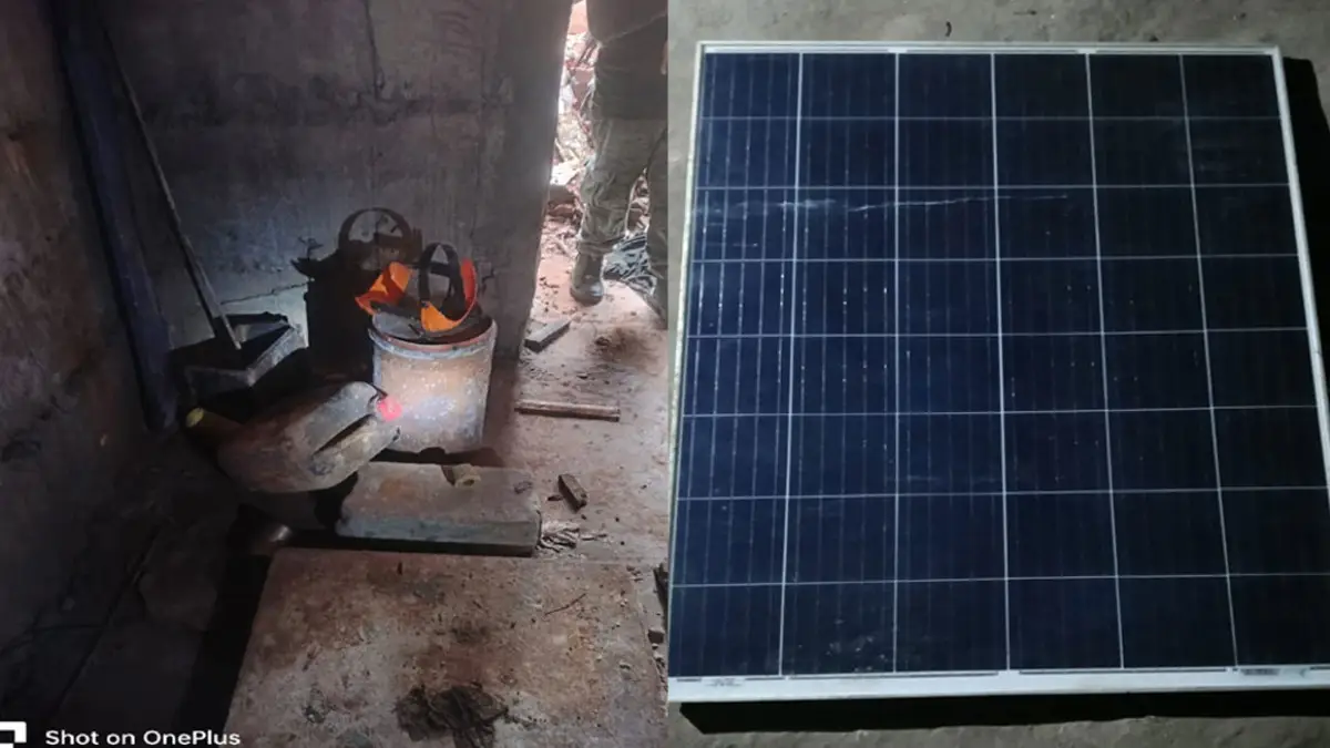 Bijapur - Security forces - Tunnel - Dump