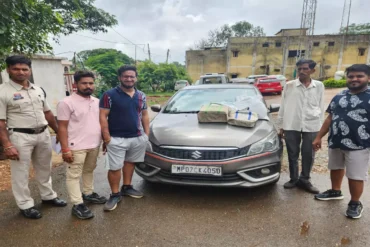 कवर्धा में बड़ी कार्रवाई: आगरा से रायपुर ला रहे थे 38 किलो चांदी, चिल्फी में कार समेत चार आरोपी गिरफ्तार