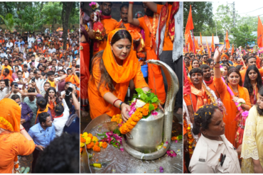 151 किलोमीटर की कांवड़ यात्रा पूर्ण, पंडरिया विधायक भावना बोहरा ने कांवड़ियों संग भोरमदेव में किया भोलेनाथ का जलाभिषेक; भगवामय हुआ कबीरधाम"