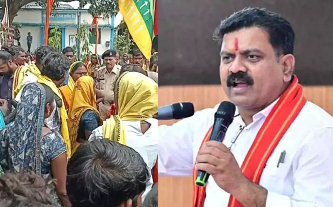 कामठी गांव में दुर्गा प्रतिमा स्थापना विवाद पर गृहमंत्री विजय शर्मा का सख्त संदेश: माता वहीं विराजेंगी, जहां परंपरा से विराजती आ रही हैं