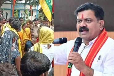 कामठी गांव में दुर्गा प्रतिमा स्थापना विवाद पर गृहमंत्री विजय शर्मा का सख्त संदेश: माता वहीं विराजेंगी, जहां परंपरा से विराजती आ रही हैं