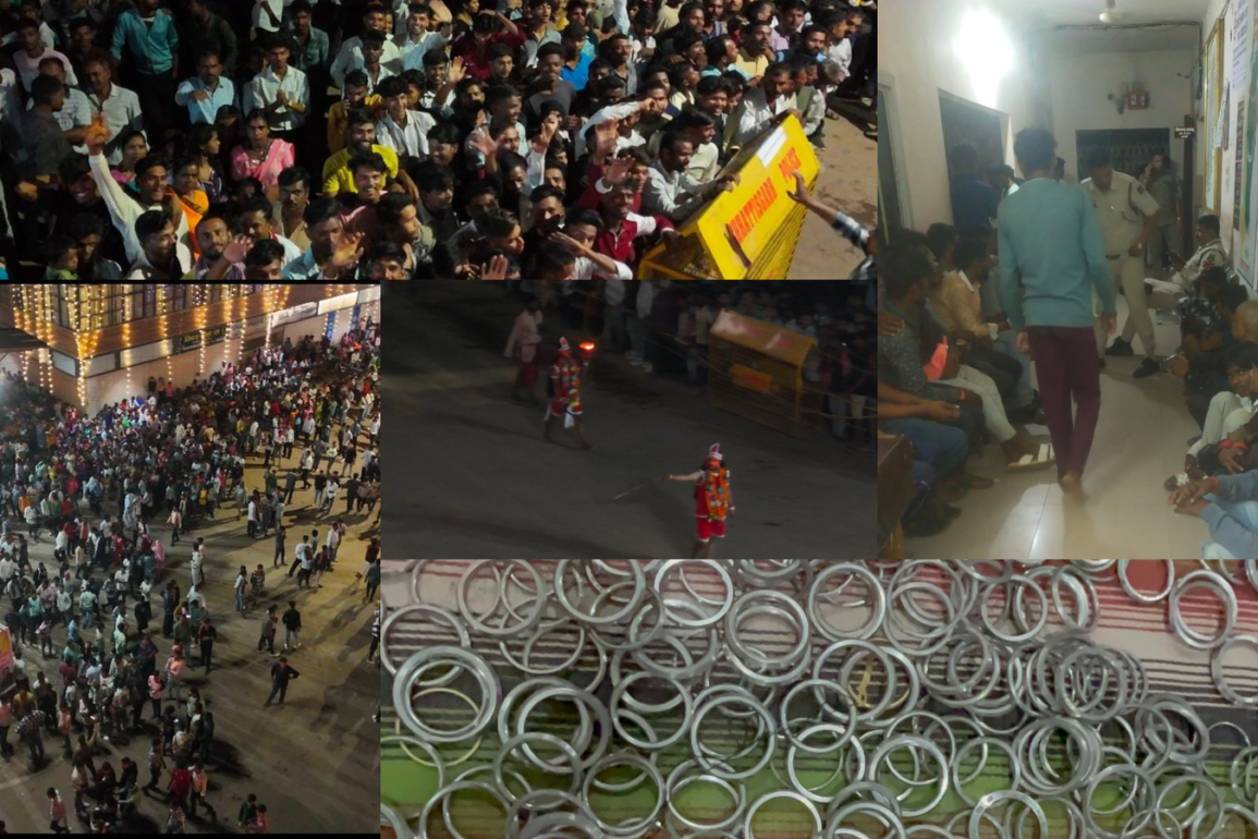 कबीरधाम पुलिस की मुस्तैदी से खप्पर यात्रा शांतिपूर्ण सम्पन्न 50 उपद्रवियों को थानों में बिठाकर सुनिश्चित की शांति, CCTV–ड्रोन और पैदल गश्त से रही कड़ी निगरानी