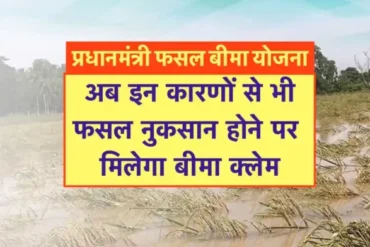 केंद्र सरकार ने किसानों को दी बड़ी सौगात: प्रधानमंत्री फसल बीमा योजना का दायरा बढ़ा; जंगली जानवर और जलभराव से होने वाला नुकसान भी होंगे अब कवर