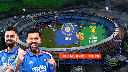 IND vs SA 2nd ODI: कुछ घंटों में रायपुर पहुंचेंगे खिलाड़ी, 3 दिसंबर को होगा मुकाबला; सुरक्षा कड़ी — देखें खिलाड़ियों का एक्सक्लूसिव वीडियो