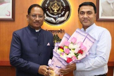 मुख्यमंत्री विष्णुदेव साय ने गोवा के मुख्यमंत्री डॉ. प्रमोद सावंत से की सौजन्य भेंट