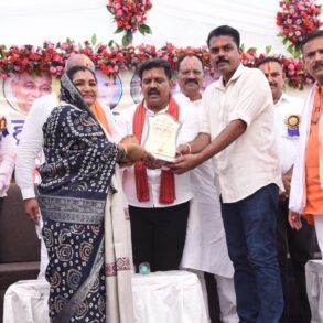 चन्द्रनाहू कुर्मी क्षत्रिय समाज दुर्ग राज के 56 वें वार्षिक अधिवेशन में शामिल हुए उप मुख्यमंत्री विजय शर्मा